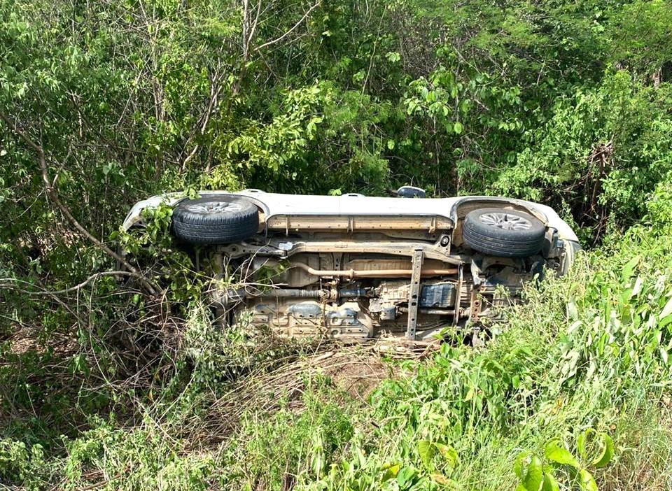 Ex-primeira dama de Quiterianópolis sofre acidente na CE-187