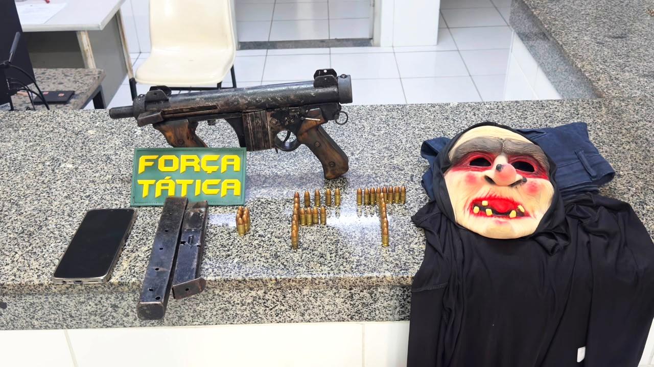Tauá: Força Tática apreende arma artesanal, munições e efetua prisão no Distrito de Marrecas